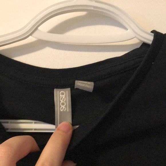 ASOS black fitted long sleeve - Picture 4 of 5